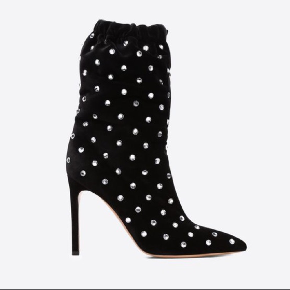 NWT Valentino crystal Bootie boots
